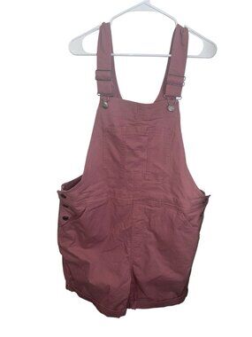 Blue Mountain Women's Large BIB Canvas Shortall Mesa Rose Pink 2424937